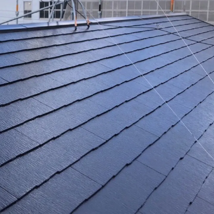 屋根塗装工事 / 8.屋根塗装　中塗り　施工後