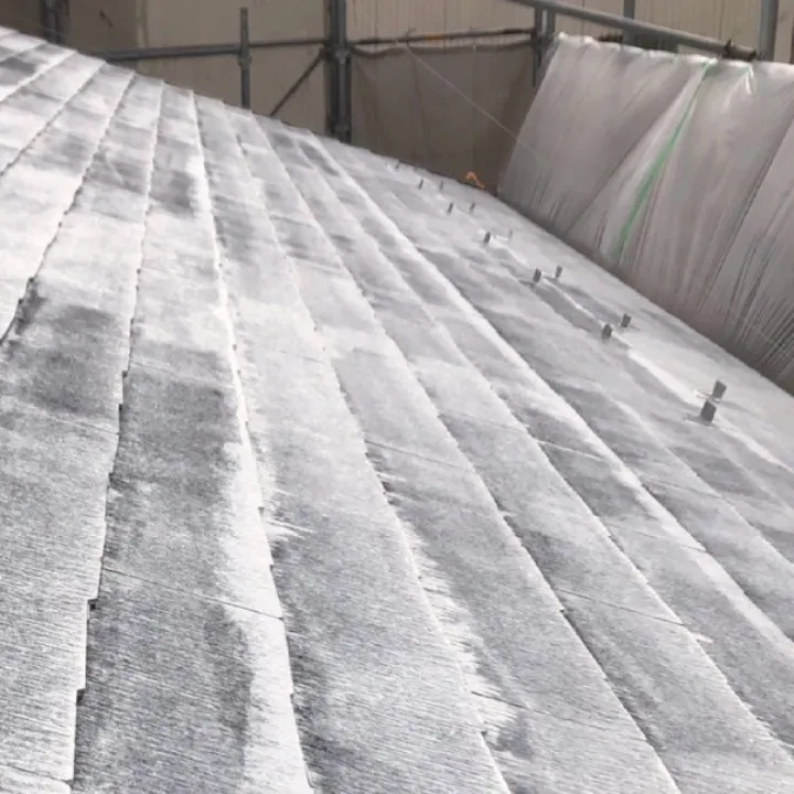 屋根塗装工事 / 6.屋根塗装　下塗りシーラー　施工後