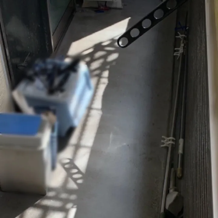 ベランダ防水工事 / 2.ベランダ面床　洗浄後