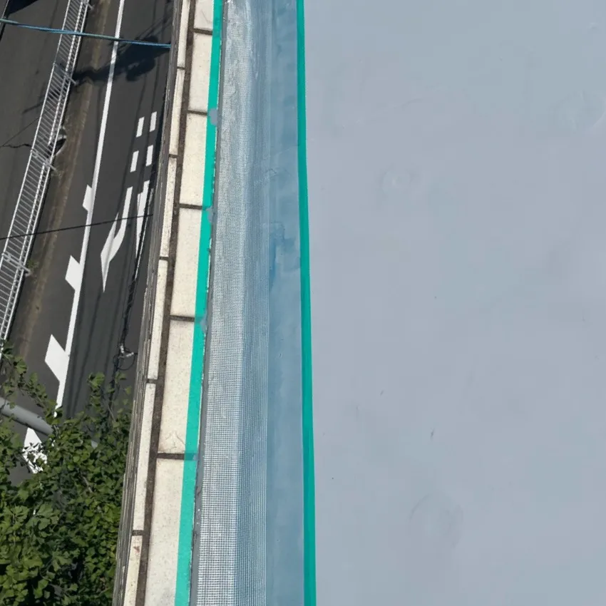 屋上防水工事 / 27.メッシュテープ施工後