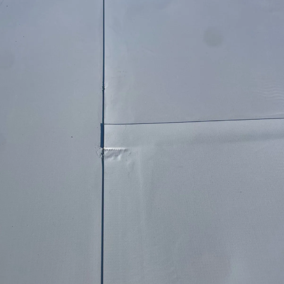 屋上防水工事 / 16.ジョイント融着後