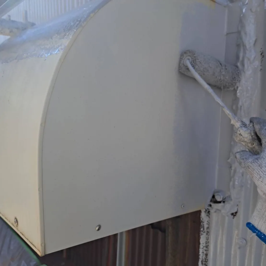 フード塗装 / 施工中