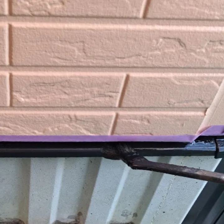 水切り塗装工事 / 上塗り