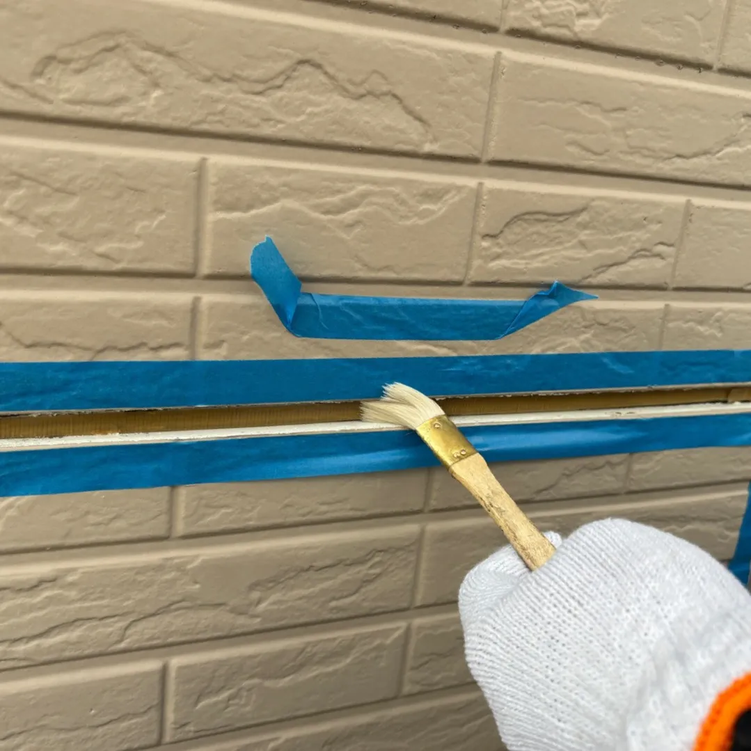 シーリング工事 / 4.プライマー塗布