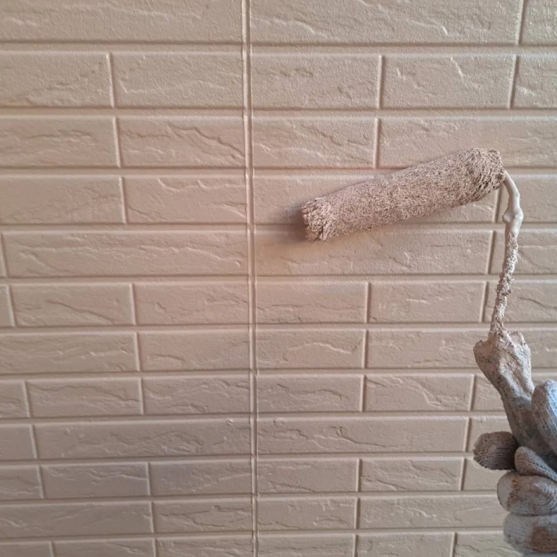 外壁塗装工事 / 上塗り