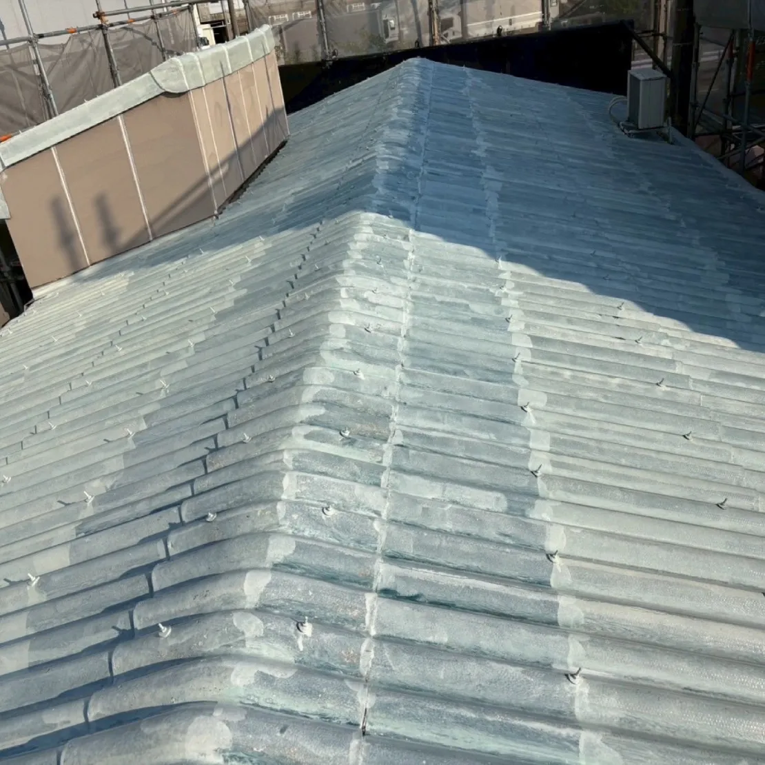 名古屋市内の現場の施工レポート│屋根・外壁塗装工事