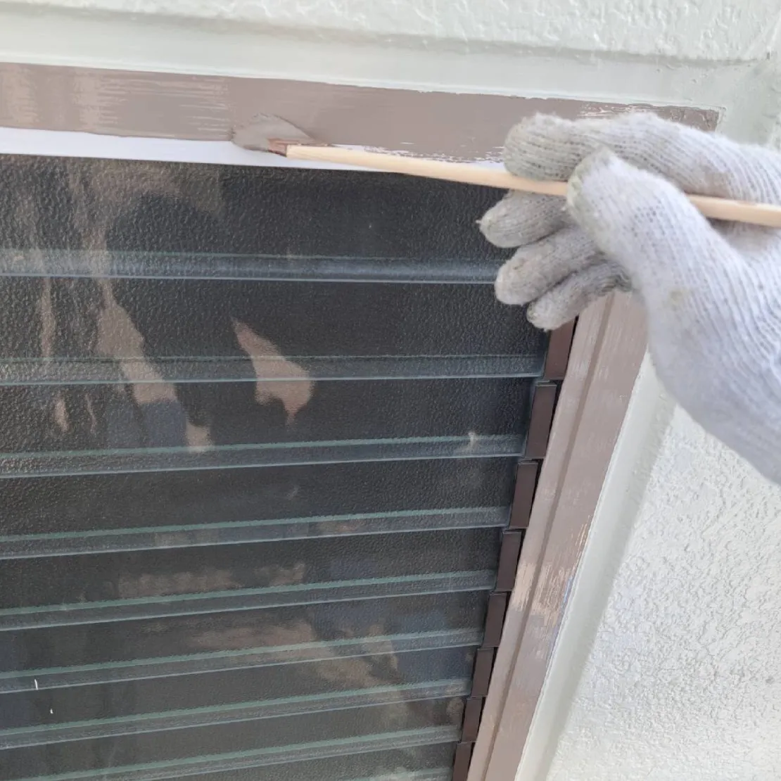 付帯部塗装 / 中塗り