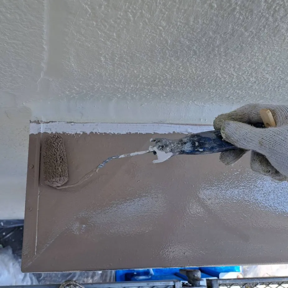 付帯部塗装 / 上塗り