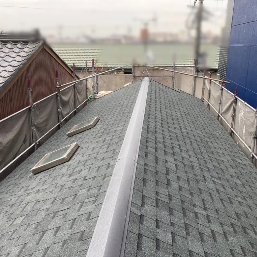 屋根カバー工事 / 10.施工後