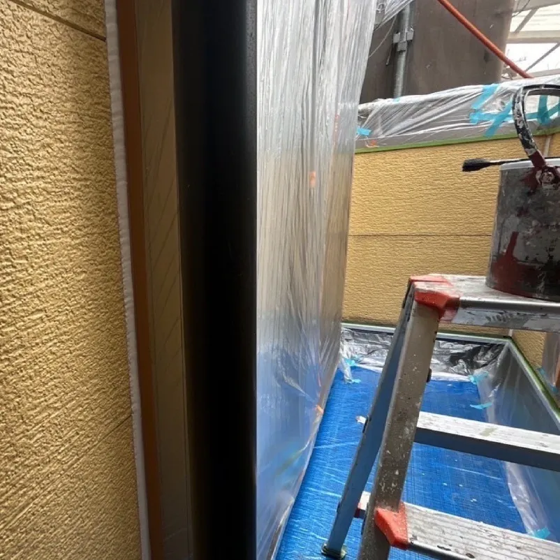 雨樋 / 賢樋　上塗り