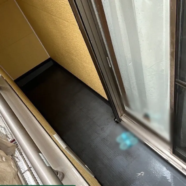 ベランダ / 施工後　床　高圧洗浄