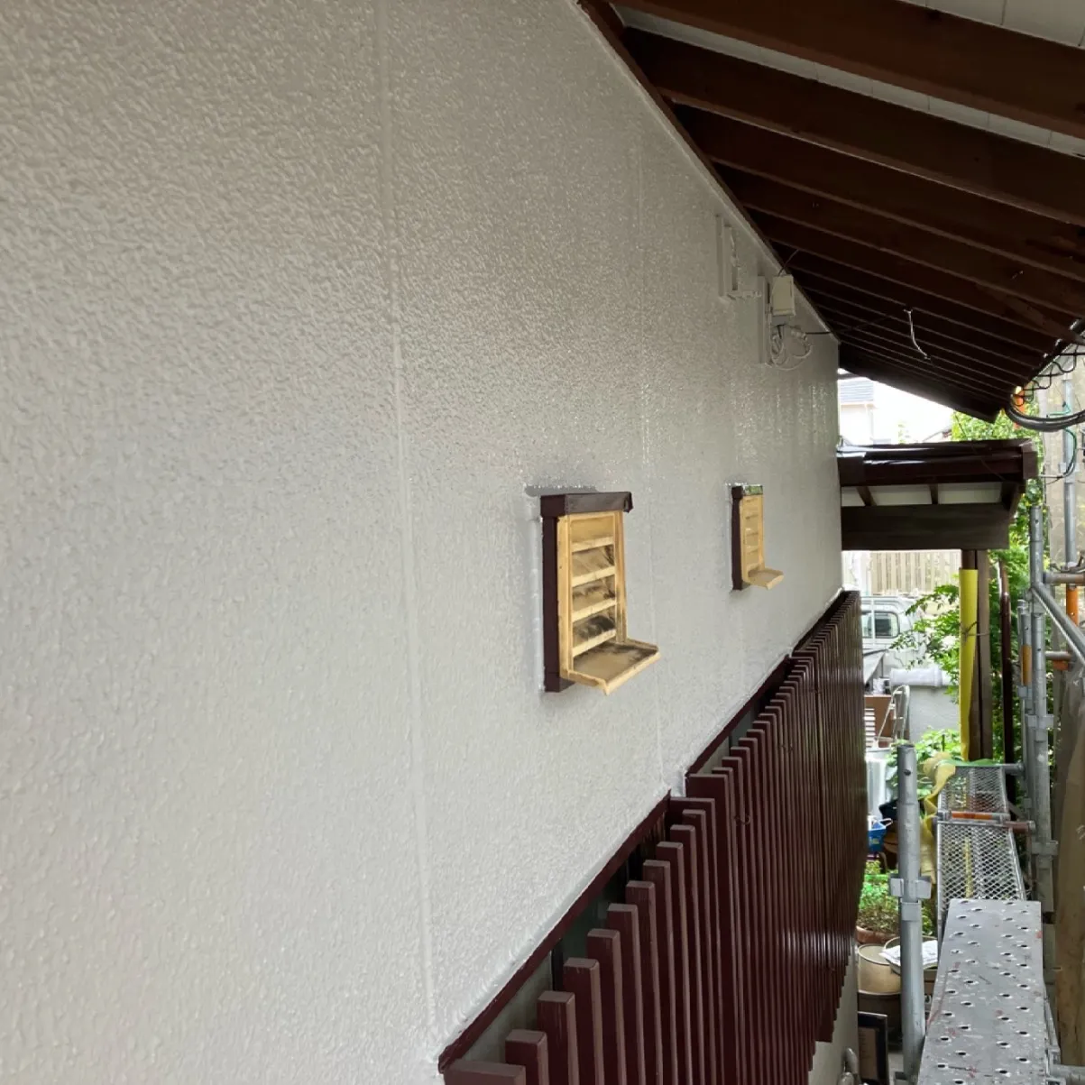 現場の施工レポート│外壁塗装工事